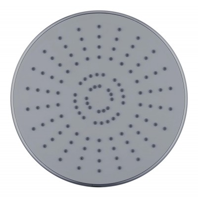 round matte top shower ceiling stainless steel   rainfall shower head overhead shower